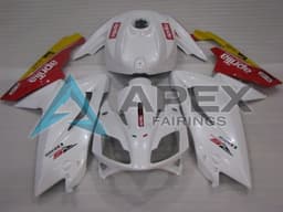 White Red Yellow - Aprilia RS4 125 / RS125 (2006-2011) ABS Fairings | Apex Fairings — view 1