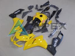 Yellow Matte Black - Aprilia RS4 50 / RS50 (2011-2017) ABS Fairings — Style FE45 | Apex Fairings — view 1
