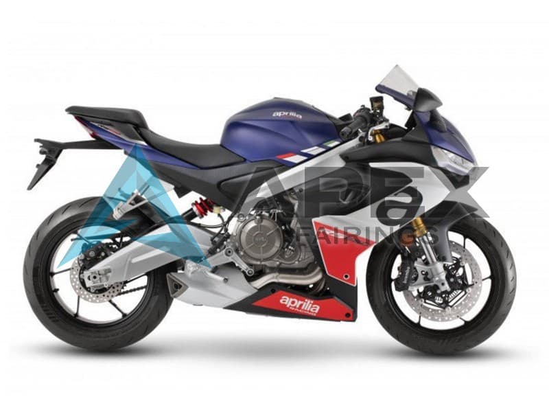 Matte Blue White Red - Aprilia RS660 (2020-2024) ABS Fairings | Apex Fairings
