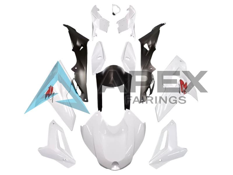 White - BMW S1000R (2014-2016) ABS Fairings | Apex Fairings