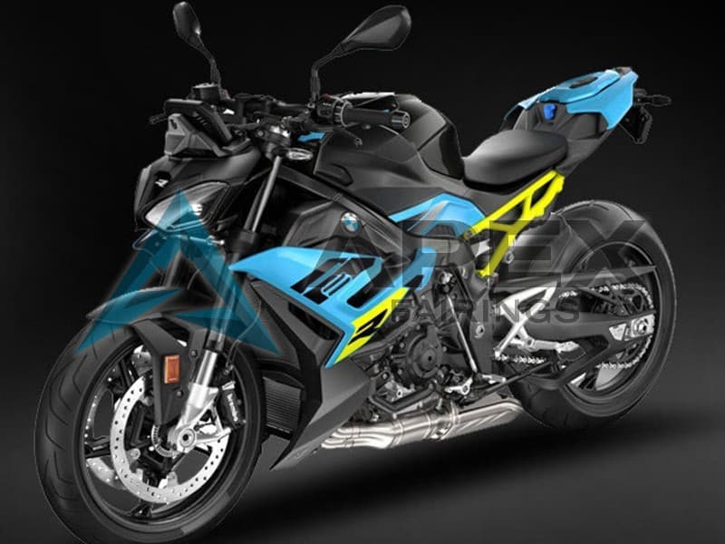 Black Light Blue Yellow - BMW S1000R (2021-2026) ABS Fairings | Apex Fairings