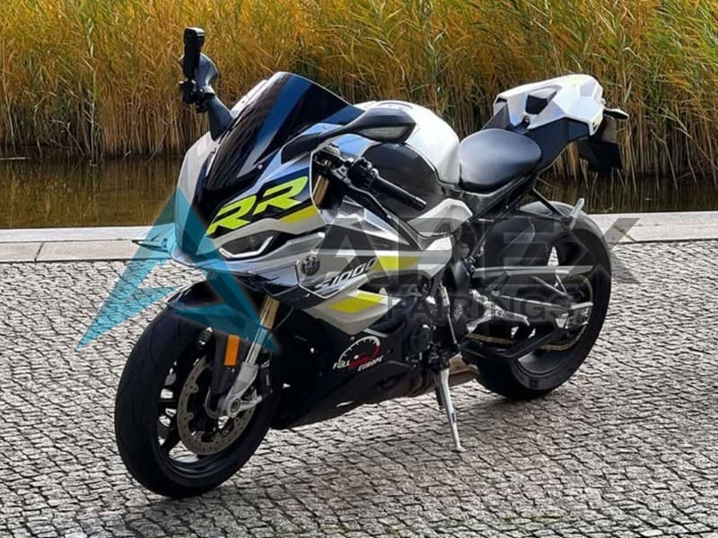 Silver Yellow Carbon Fiber - BMW S1000RR (2023-2024) ABS Fairings | Apex Fairings