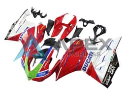 White Red Green Blue Glossy Black Flex-Box - Ducati 1199 Panigale (2012-2014) ABS Fairings | Apex Fairings — view 1