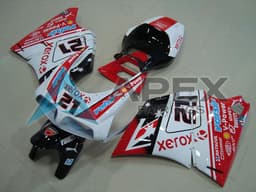 White Red Glossy Black Valsir Xerox 21 - Ducati 748 (1994-2002) ABS Fairings | Apex Fairings — view 1