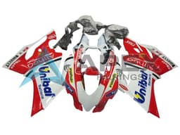 White Red Blue Valsir Fiamm - Ducati 899 Panigale (2013-2015) ABS Fairings | Apex Fairings — view 1