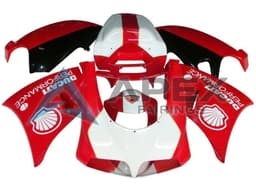 White Red Glossy Black Performance - Ducati 959 Panigale (2016-2019) ABS Fairings | Apex Fairings — view 1
