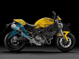 Yellow - Ducati Monster 696 (2008-2014) ABS Fairings — Style FE42 | Apex Fairings — view 1