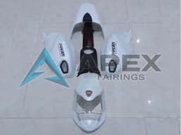 White - Ducati Monster 796 (2010-2014) ABS Fairings — Style FE17 | Apex Fairings — view 1