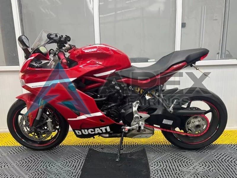 Red Black White Stripe - Ducati Supersport 939 / 939S (2017-2020) ABS Fairings | Apex Fairings