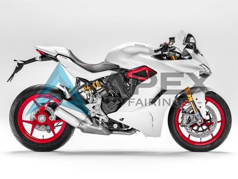 White - Ducati Supersport 939 / 939S (2017-2020) ABS Fairings | Apex Fairings