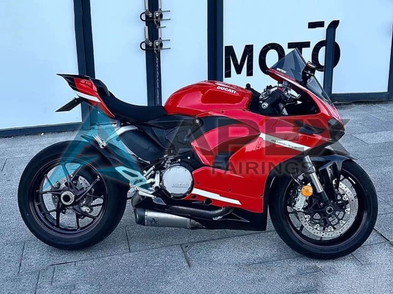 Red White - Ducati Panigale V2 (2020-2024) ABS Fairings | Apex Fairings