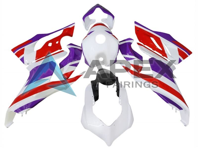 White Purple Red Glossy Black - Ducati Panigale V2 (2020-2024) ABS Fairings | Apex Fairings