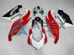 White Red Green Glossy Black - Ducati Panigale V2 (2020-2024) ABS Fairings | Apex Fairings — view 1