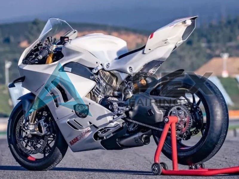 White - Ducati Panigale V4 (2022-2024) ABS Fairings | Apex Fairings