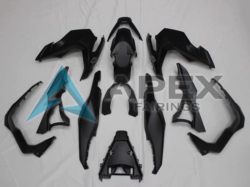 Matte Black - Honda ADV150 (2018-2021) ABS Fairings — Style FE5 | Apex Fairings