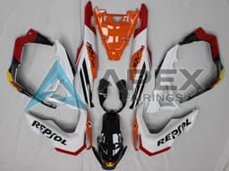 White Orange Red Yellow Glossy Black Repsol - Honda ADV150 (2018-2021) ABS Fairings | Apex Fairings — view 1