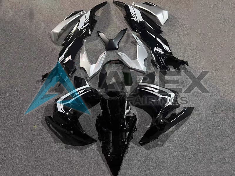Silver Glossy Black - Honda ADV160 (2022-2025) ABS Fairings | Apex Fairings
