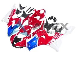White Red Blue HRC - Honda CBR1000RR-R SP Fireblade SC82 (2020-2023) ABS Fairings — Style FE26 | Apex Fairings — view 3