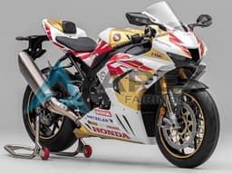 White Red Gold Motul - Honda CBR1000RR-R SP Fireblade SC82 (2020-2023) ABS Fairings — Style FE29 | Apex Fairings — view 1