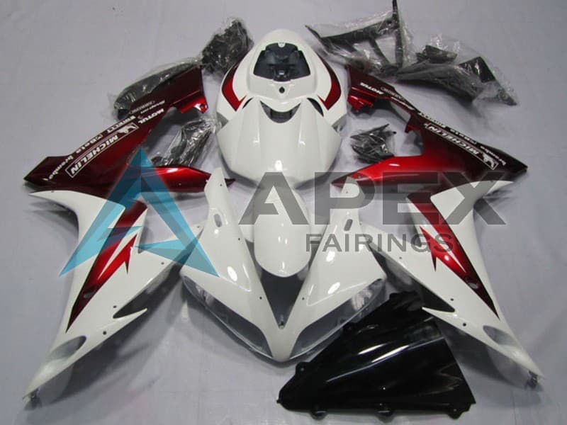 White Red Green Glossy Black San Carlo Castrol - Honda CBR1000RR Fireblade SC57 (2004-2005) ABS Fairings | Apex Fairings