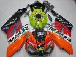 Yellow Red White Glossy Red Bull Repsol HRC - Honda CBR1000RR Fireblade SC57 (2004-2005) ABS Fairings | Apex Fairings — view 1