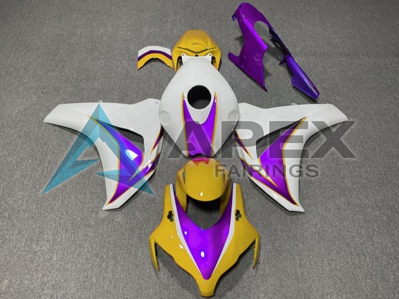 White Yellow Purple - Honda CBR1000RR Fireblade SC59 (2008-2011) ABS Fairings | Apex Fairings