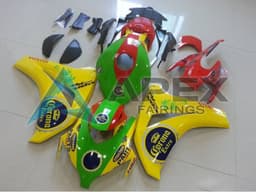Yellow Green Red Black Corona - Honda CBR1000RR Fireblade SC59 (2008-2011) ABS Fairings | Apex Fairings — view 1