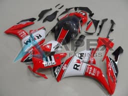 White Red Glossy Black Rpm - Honda CBR1000RR Fireblade SC59 II (2012-2016) ABS Fairings | Apex Fairings — view 1