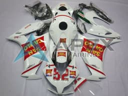 White Red Yellow San Carlo - Honda CBR1000RR Fireblade SC59 II (2012-2016) ABS Fairings — Style FE217 | Apex Fairings — view 1