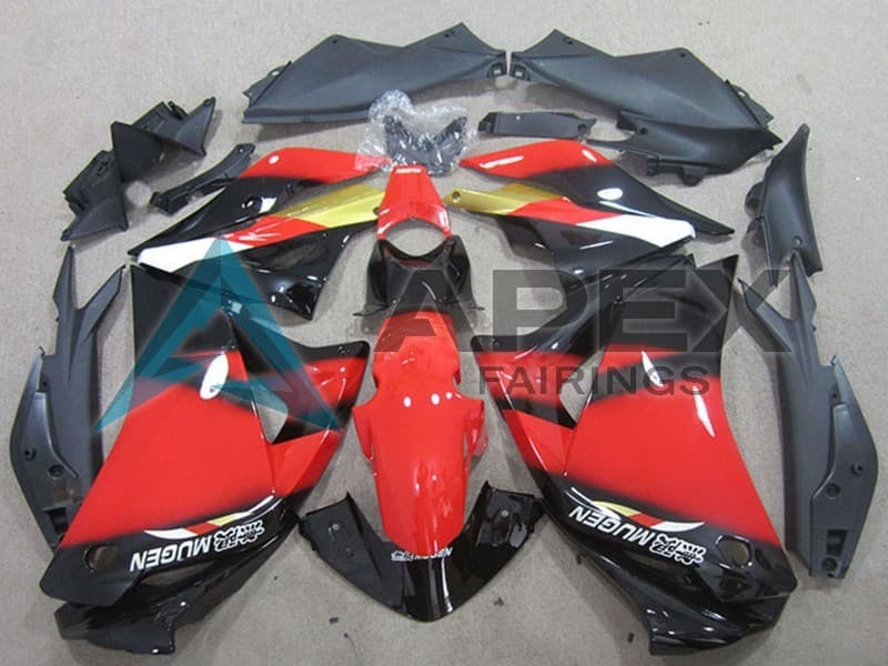 Red Gold Glossy Black - Honda CBR125R (2011-2016) ABS Fairings | Apex Fairings