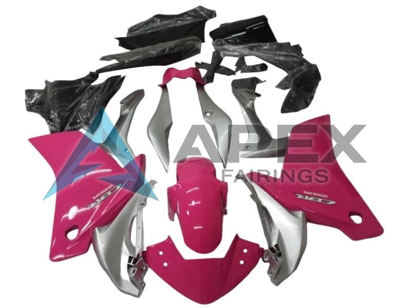 Silver Pink - Honda CBR250R MC41 (2011-2016) ABS Fairings | Apex Fairings