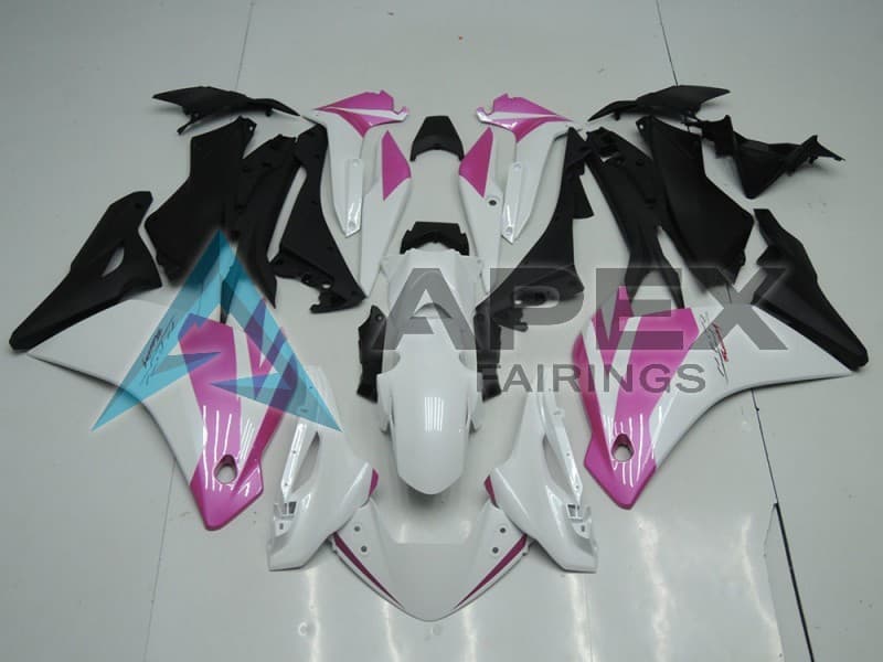 White Pink Matte Black - Honda CBR250R MC41 (2011-2016) ABS Fairings | Apex Fairings