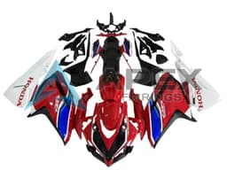Red Blue White - Honda CBR250RR MC51 (2017-2022) ABS Fairings — Style FE4 | Apex Fairings — view 1