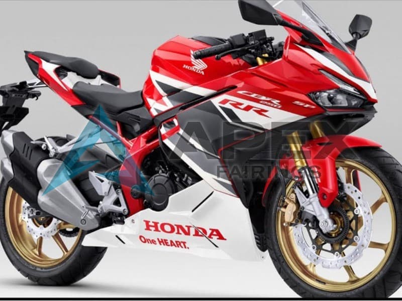 Red White Grey - Honda CBR250RR MC51 (2023-2025) ABS Fairings | Apex Fairings