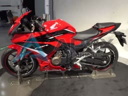 Red White Glossy Black - Honda CBR400R (2019-2023) ABS Fairings | Apex Fairings — view 2