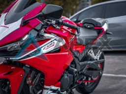 Red White - Honda CBR400R (2019-2023) ABS Fairings | Apex Fairings — view 4