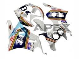 White Gold Red Dark Blue Rothmans - Honda CBR400RR NC29 (1990-1999) ABS Fairings | Apex Fairings — view 3