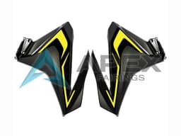 Matte Black Yellow - Honda CBR500R (2019-2023) ABS Fairings | Apex Fairings — view 3