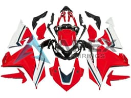 Red White Black - Honda CBR500R (2019-2023) ABS Fairings — Style FE30 | Apex Fairings — view 1