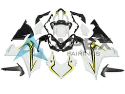 White Neon Yellow Matte Black - Honda CBR500R (2019-2023) ABS Fairings | Apex Fairings — view 1