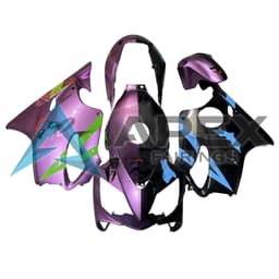 Black & Purple - Honda CBR600 F4i (2004-2007) ABS Fairings | Apex Fairings — view 1