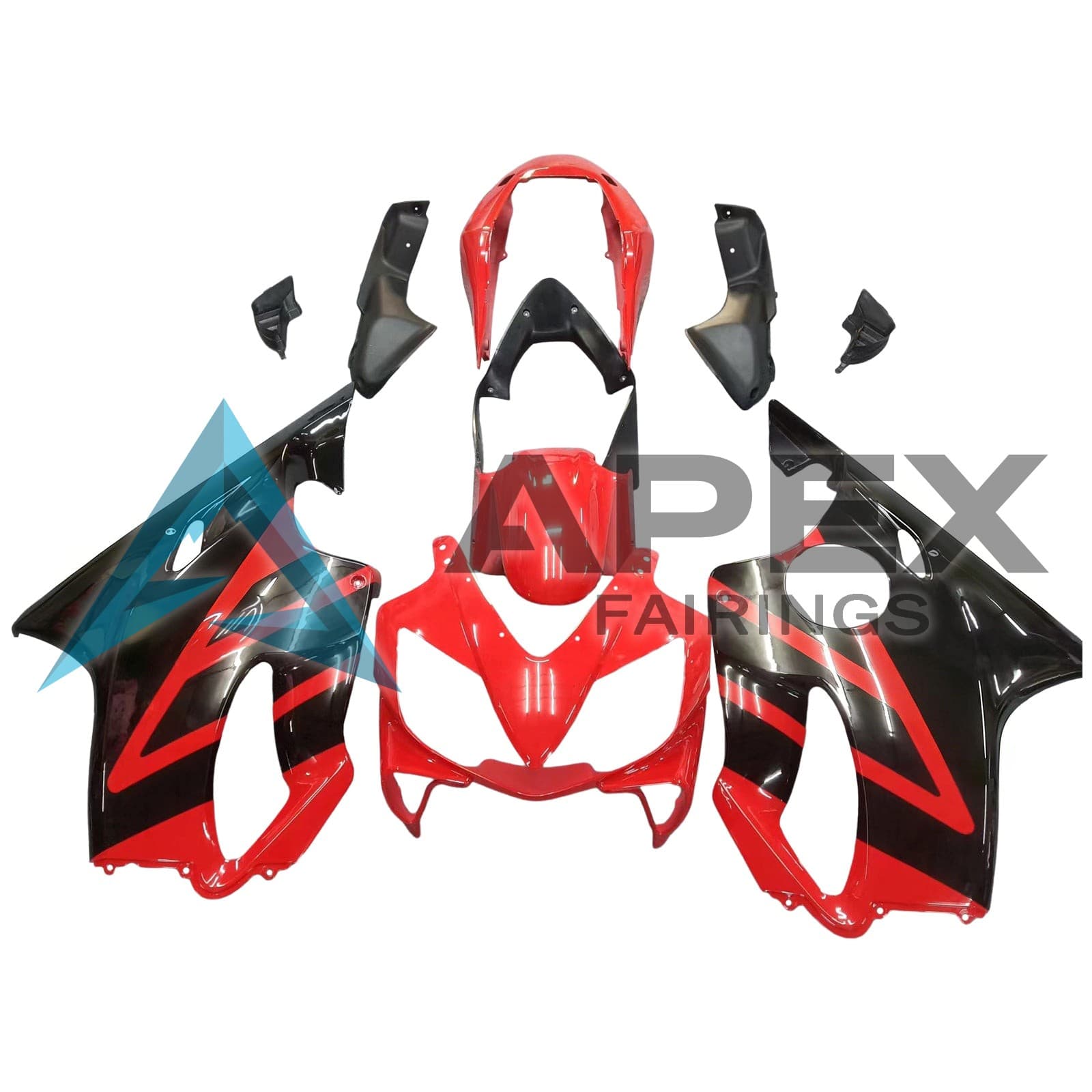 Red & Black - Honda CBR600 F4i (2004-2007) ABS Fairings | Apex Fairings