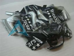 Silver Glossy Black SevenStars - Honda CBR600 F3 (1997-1998) ABS Fairings | Apex Fairings — view 2