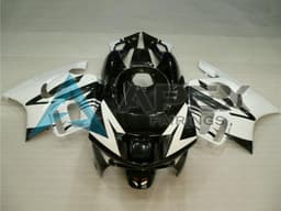 White Glossy Black - Honda CBR600 F3 (1997-1998) ABS Fairings | Apex Fairings — view 1