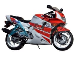 White Red - Honda CBR600 F3 (1997-1998) ABS Fairings | Apex Fairings — view 1