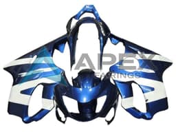 White Blue - Honda CBR600 F4 (1999-2000) ABS Fairings | Apex Fairings — view 1