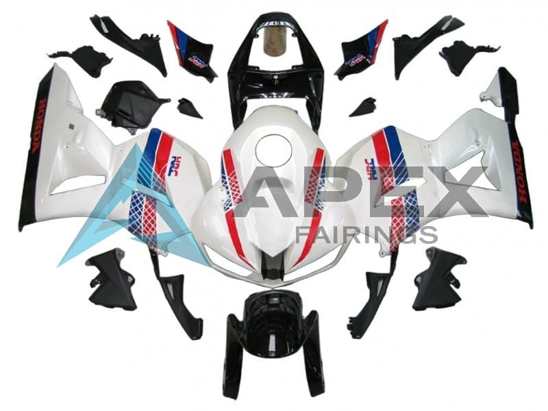 White Red Blue - Honda CBR600RR EURO Spec (2013-2023) ABS Fairings | Apex Fairings