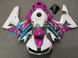 White Pink Emerald - Honda CBR600RR USA Spec (2013-2026) ABS Fairings | Apex Fairings — view 1