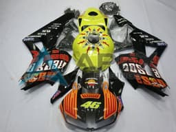 Yellow Orange Glossy Black Rossi 46 - Honda CBR600RR USA Spec (2013-2026) ABS Fairings | Apex Fairings — view 1