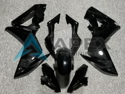 Glossy Black - Honda CBR650F (2014-2016) ABS Fairings | Apex Fairings — view 1